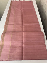 Semi silk saree with zari weaving  MSG6161 DustyPink