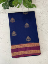 Kanchi Silk cotton saree with zari weaving - MSK897