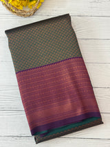 Brocade semi silk saree MS67443