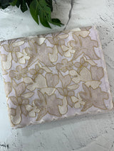 Jute Linen saree with thread work MSH206 - Lavender