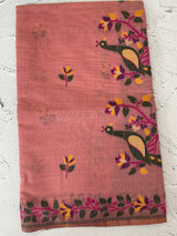 Jamdani silk Cotton Saree with peacock motifs  MSJ788 (5)