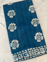 Semi soft silk saree with batik prints MSB555