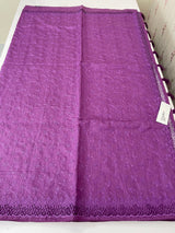 Cutwork Blended Jute - tussar saree MTS9079