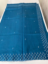 Semi tussar saree with cutwork MSHK566