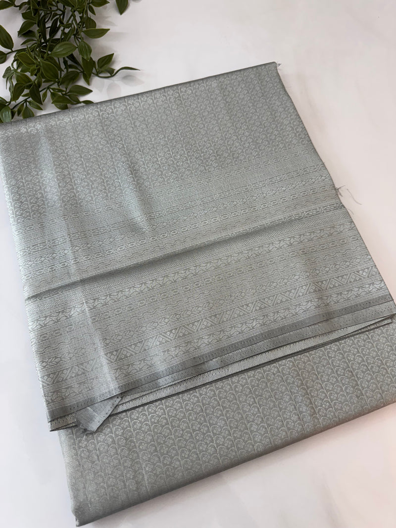 Pastel soft silk Saree - MKP928 Grey