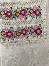 Unstitched Phulkari Silky Kota Set - MUS106