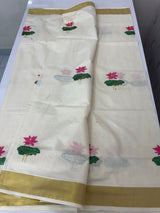 Kerala cotton saree - ‘’Thamara”