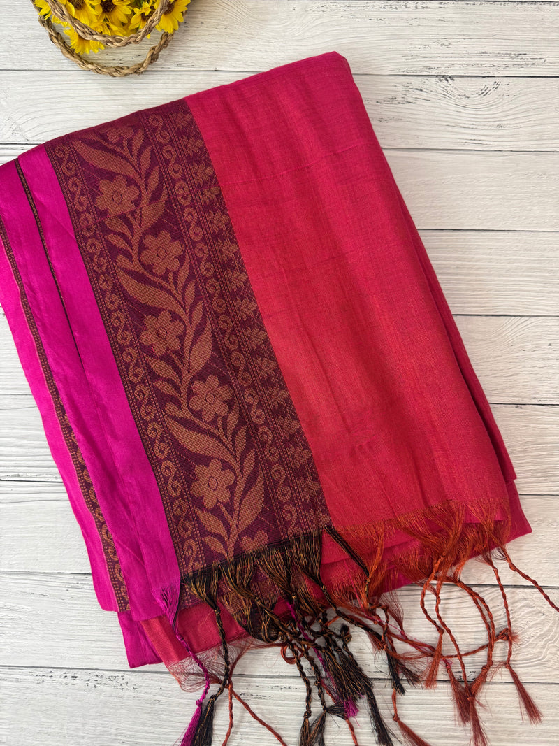 Soft Tissue mix soft Silk Saree BSTMCM