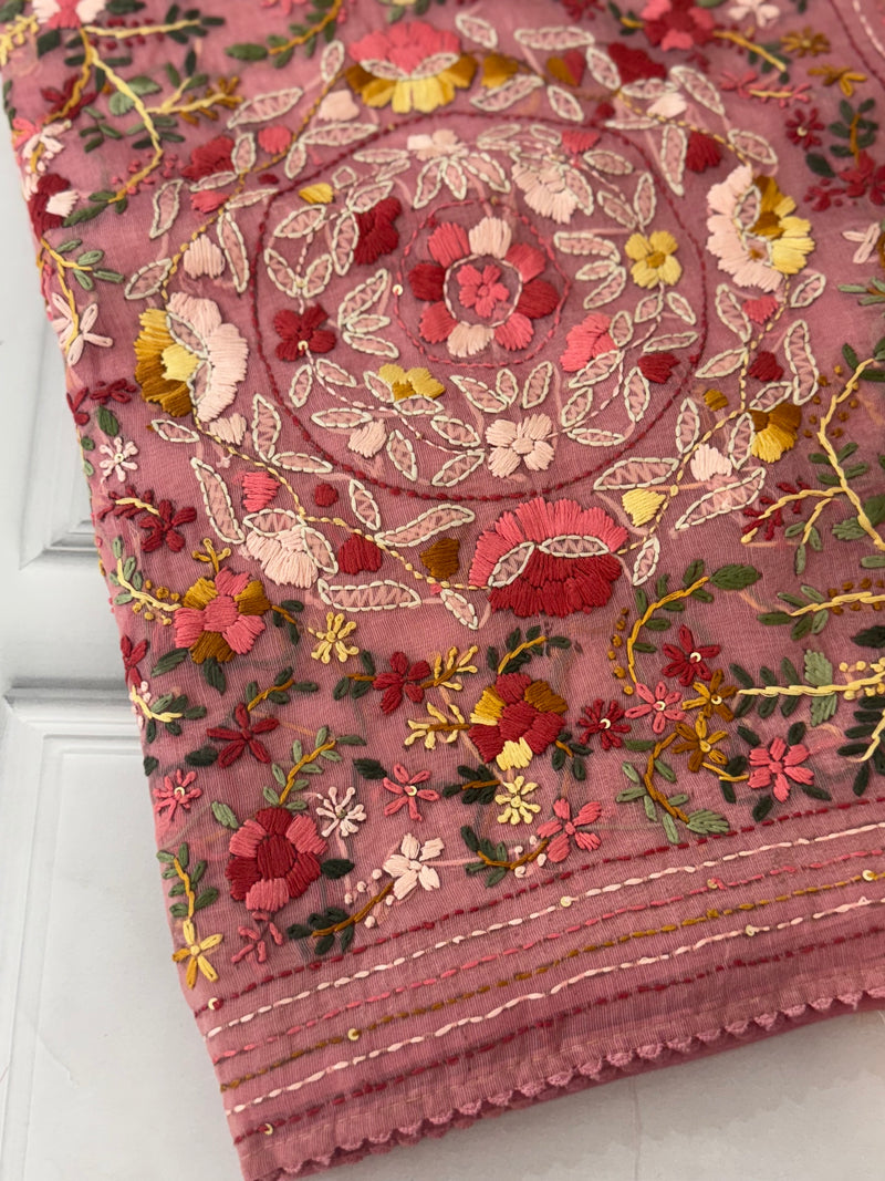 Handworked Tissue silk saree FBLK162