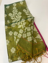 Dual tone Tissue silk saree MTS644 (8)