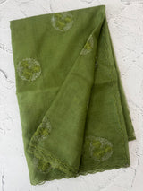 Semi Organza saree with embroidery - MSH375