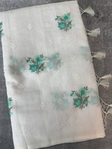 Silky kota embroidery saree MSK654