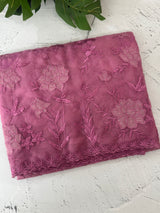 Soft organza saree with applique and thread work - MSH956 (2) Magenta