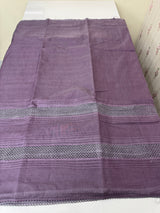 Supernet saree with crochet work and lace border MCJ5433 Mauve