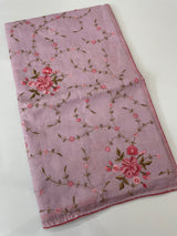 Silky kota embroidery saree MSK4356