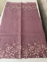 Soft kota silk saree with embriodery  MS12859