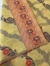 Jamdani silk Cotton Saree with thread work  MSJ790