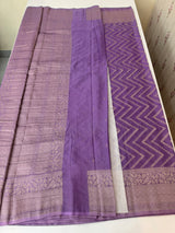 Semi Banarasi Georgette saree MKGS721 Lavender