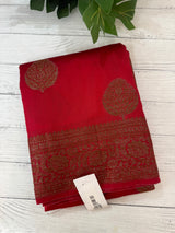 Semi banarasi Georgette saree - MSB8977