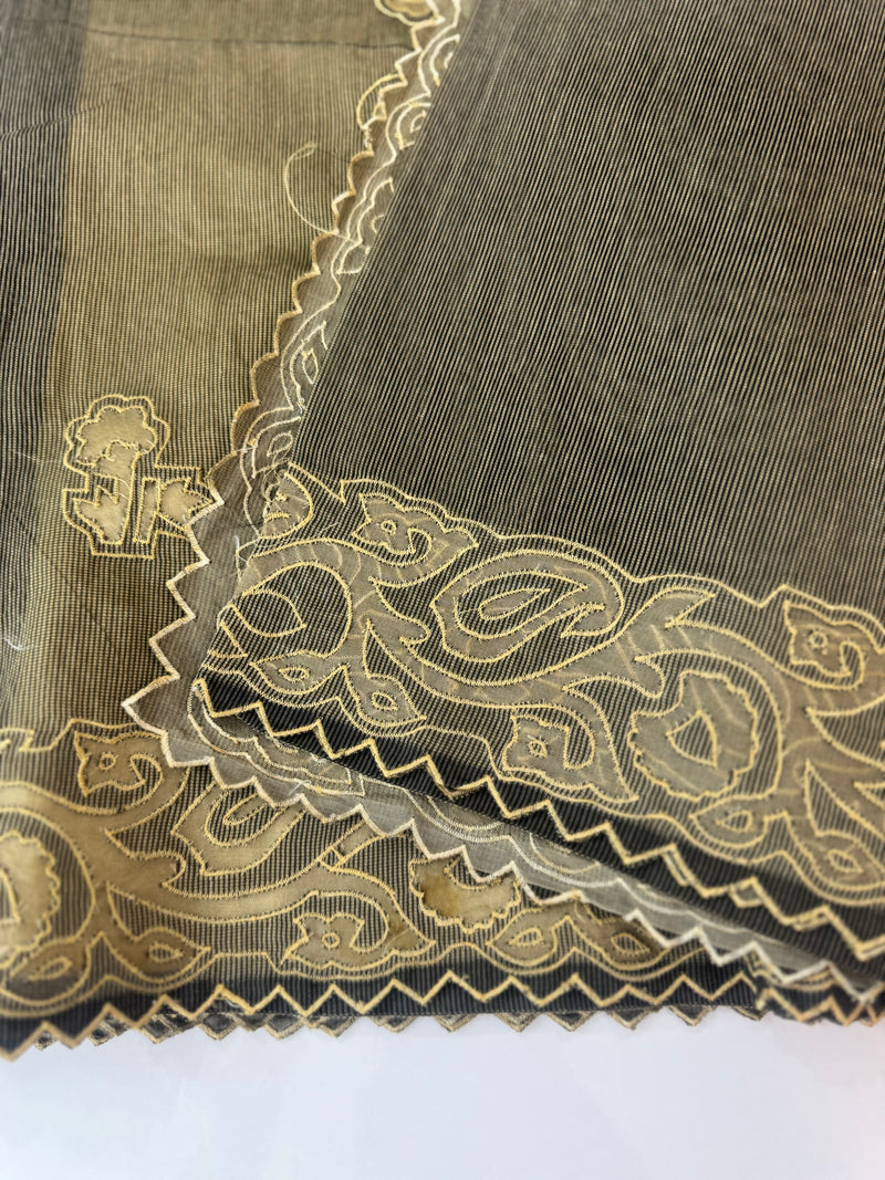 Kota Supernet saree with applique work MSH102
