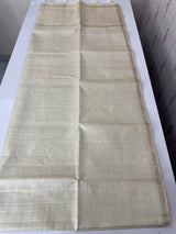 Soft silk saree with small zari borders  MSG6162(2) PearlCream