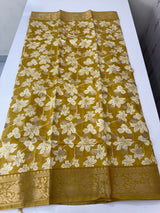 Soft Semi Chanderi saree with banarasi buttas MS9876