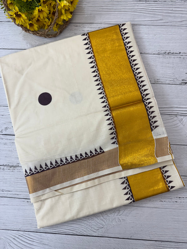Kerala cotton saree