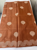 Silky kota embroidery saree MSK4333