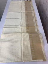 Soft blended tussar saree  MKT121 (6) - Cream