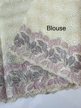 Phulkari NetKota embroidery saree - MSH987