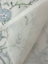 Soft Netkota saree with cross stitch embroidery MSH210