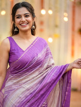Multi color Semi soft silk saree with borders MSS590