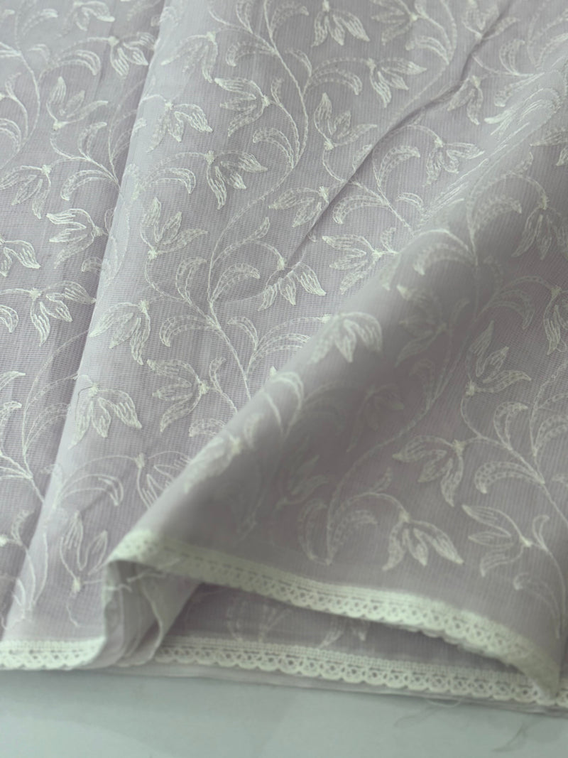 Kota embriodery saree MS1455 - PaleLavender