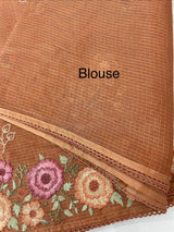Silky kota embroidery saree MSK4333