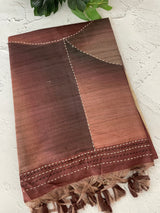 Semi soft silk saree with Kanta work MSK654)