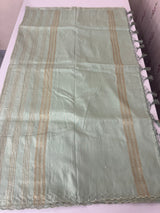 Fancy Chanderi silk saree with blouse MFC218 Pastel MintGreen