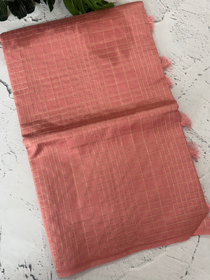 Tussar finish soft silk saree with thread work MTS955