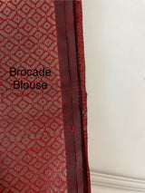 Brocade semi silk saree MSSF148