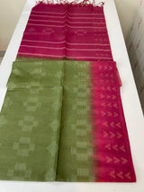 Bhagalpuri Semi tussar saree with contrast borders MST592