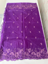 Semi Organza saree with thread work - MSH7654