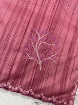Semi matka tussar saree MTSS675