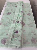 Netkota embriodery saree MS1496 Pastel MintGreen