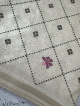 Blended soft tussar silk saree MS90577- Beige