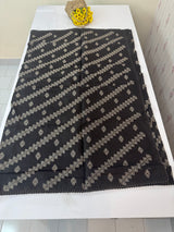 Soft kota silk saree with embriodery MS14808 Black