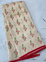 Printed Art silk saree with blouse MAS6966