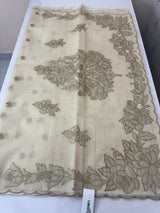 NetKota Applique work saree  MS6798- Beige