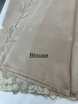 Soft Tissue kota embroidery saree MSK4660 PastelMauve
