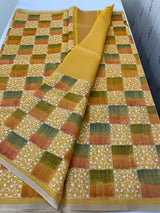 Tissue Silk embriodery saree MS49892
