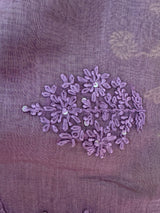 Pure Mul chanderi saree with hand chikankari work - MSM511 (13)