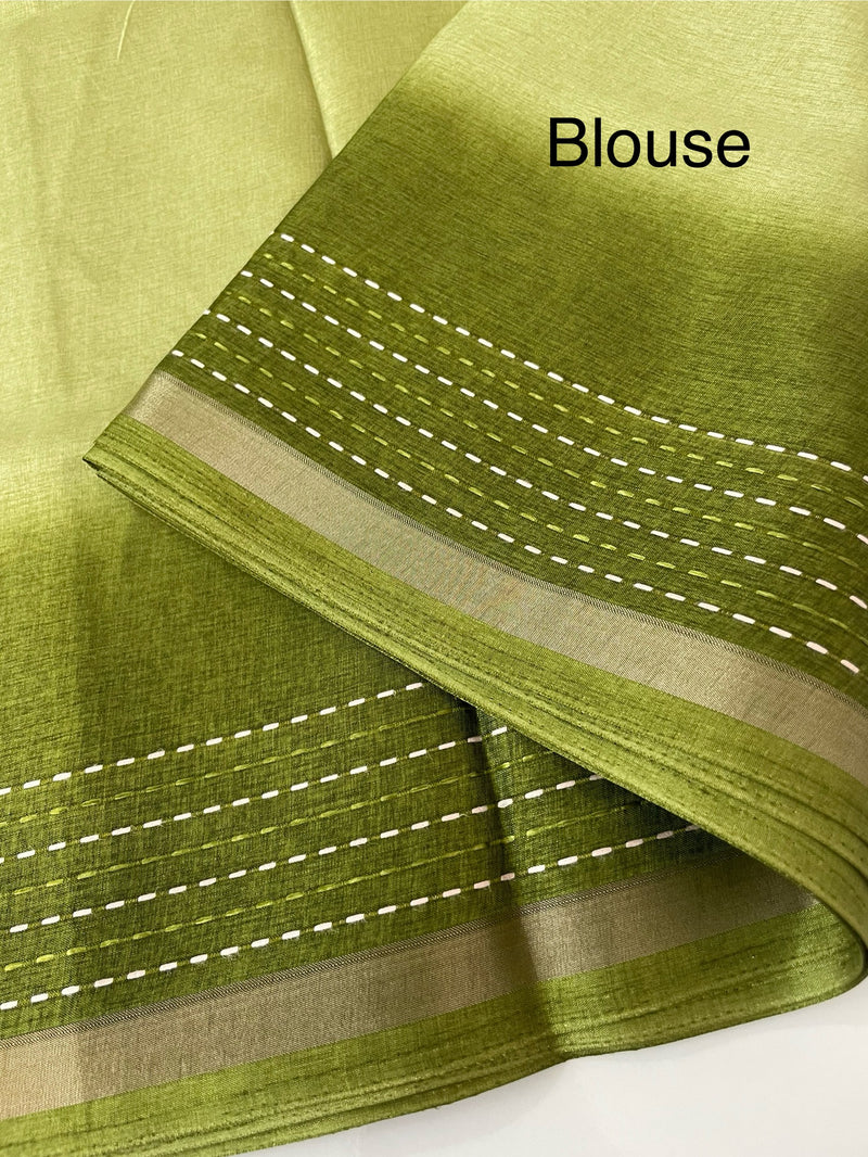 Soft Semi silk saree with thread work MSR698